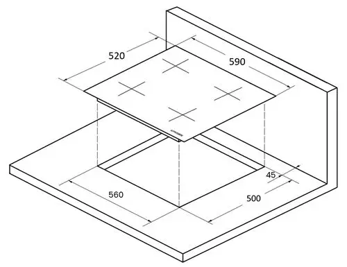 Индукционная варочная поверхность KUPPERSBERG, ICS 624