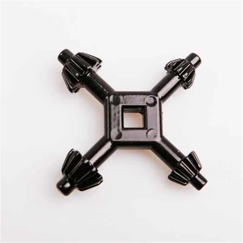 1pc Black 4 Way Universal Key Wrench Drilling Drill Chuck Holder Cross