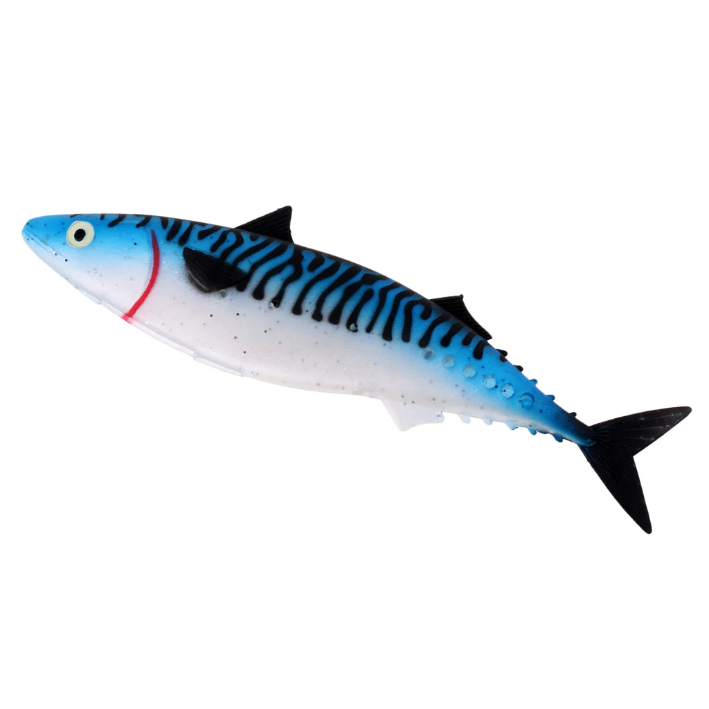 PVC Life-like Soft Baits Simulate Hollow Fish Lure Big Size Deep Sea Fishing Lures 29cm Big Size Game Lure