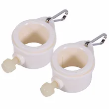 1 Pair 1″ Pole Diameter Flagpole Rotating Flag Mounting Rings PVC Flag Pole Fixing Collor Wholesale