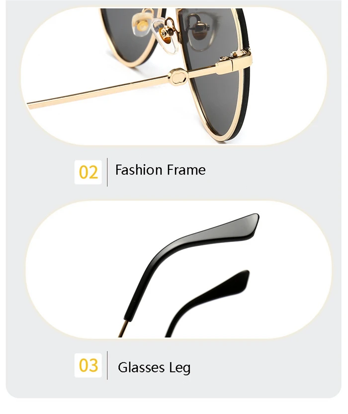 Пчелка Детские солнцезащитные очки Брендовая дизайнерская обувь модные океанские линзы из металла детские очки для мальчиков и девочек оттенков UV400