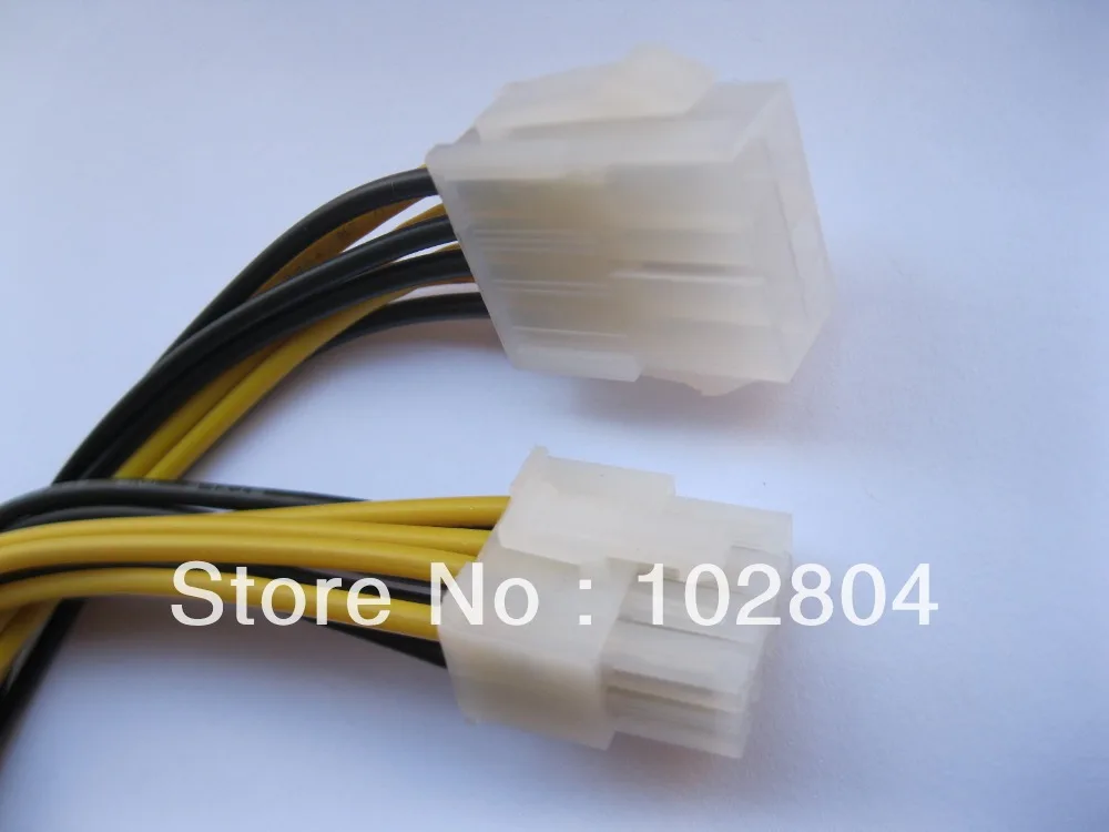

15 pcs ATX 8 Pin male to Female EPS Power Adapter Cable 22AWG 300mm 2x4 Dual Row