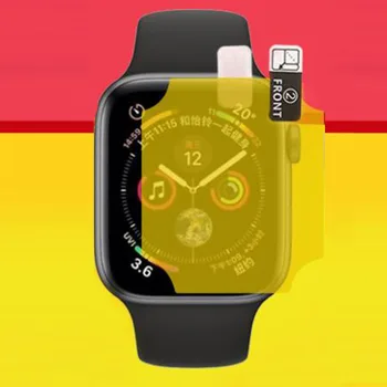 

2pcs TPU Soft Clear Full edge Cover Protective Film (Not Glass) For iwatch Apple Watch Series 4 40mm 44mm Screen Protector Guard