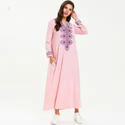 Кафтан абайя Турция исламский, арабский мусульманское платье джилбаб Tesettur Elbise Рамадан роковой Musulman платья Хиджаб Vestido