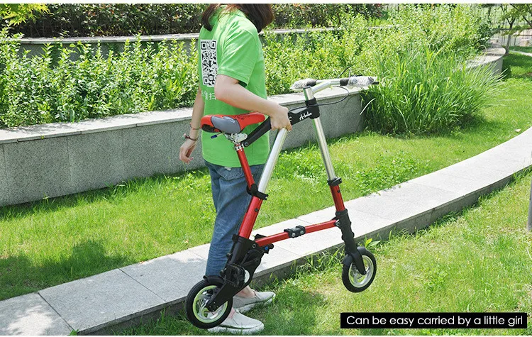 Clearance New A-bike unisex 10 inch wheel mini ultra light folding bike subway transit vehicles road bicycle outdoor sports bicicleta 9
