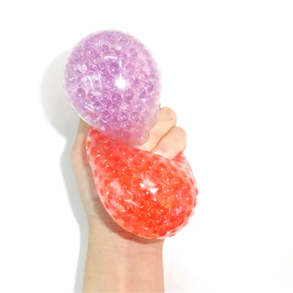 

Spongy Bead Stress Ball Toy Squeezable Squishy Toy Stress Relief Ball Anti Stress Ball Slow Rising Toy for Kids Children Random