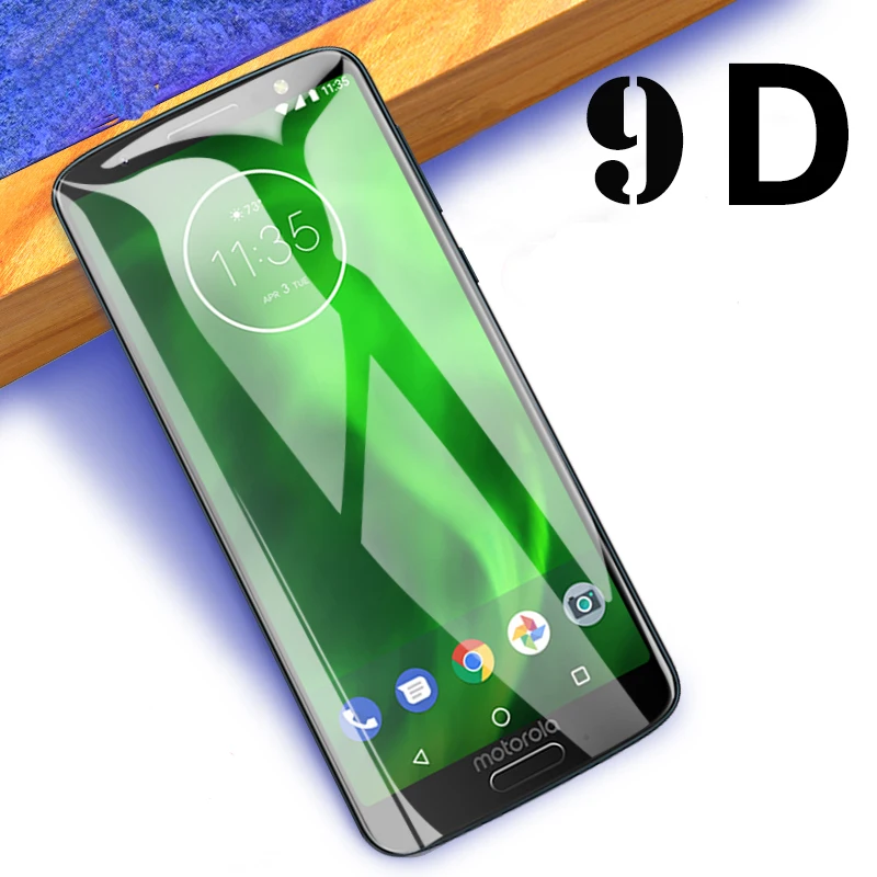 MicroData для Motorola Moto G6 Play Plus переднее закаленное стекло с полным покрытием 9D Защитная