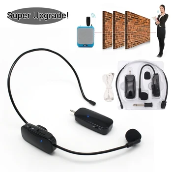 

Upgrade 2.4G Wireless Microphone Speech Megaphone Loudspeaker Teaching Mic