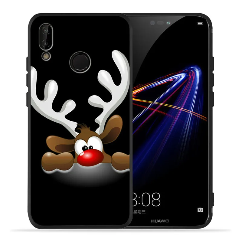 Merry Christmas Mickey для huawei P8 P10 P20 P30 mate 10 20 Honor 8 8X 8C 9 V20 10 Lite Plus Pro Чехол Coque Etui Funda