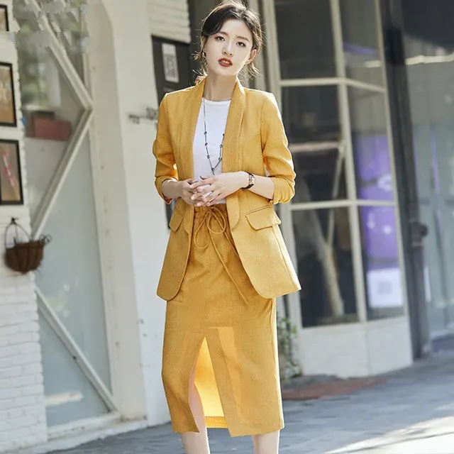 Femme Travail Tenue Gris Costume Veste Jupe Pour Femmes Bureau Jupes Costume 2 Piece Ensemble Dame Bureau Costume Blazer Jupe Genou Longueur Aliexpress Femme Travail Tenue Gris Costume Veste Jupe Pour Femmes Bureau Jupes Costume 2 Piece Ensemble Dame Bureau Costume Blazer Jupe Genou Longueur Aliexpress