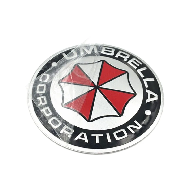 Sikeo Umbrella Corporation 3D алюминиевый стикер на автомобиль мотоцикла 2 типа для ford focus bmw mazda