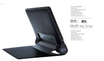 

Smart Cover Silk Print Protective Leather Case Cover For 8 Inch Lenovo Yoga B6000 Tablet PC Gift Screen Protector+Pen Stylus