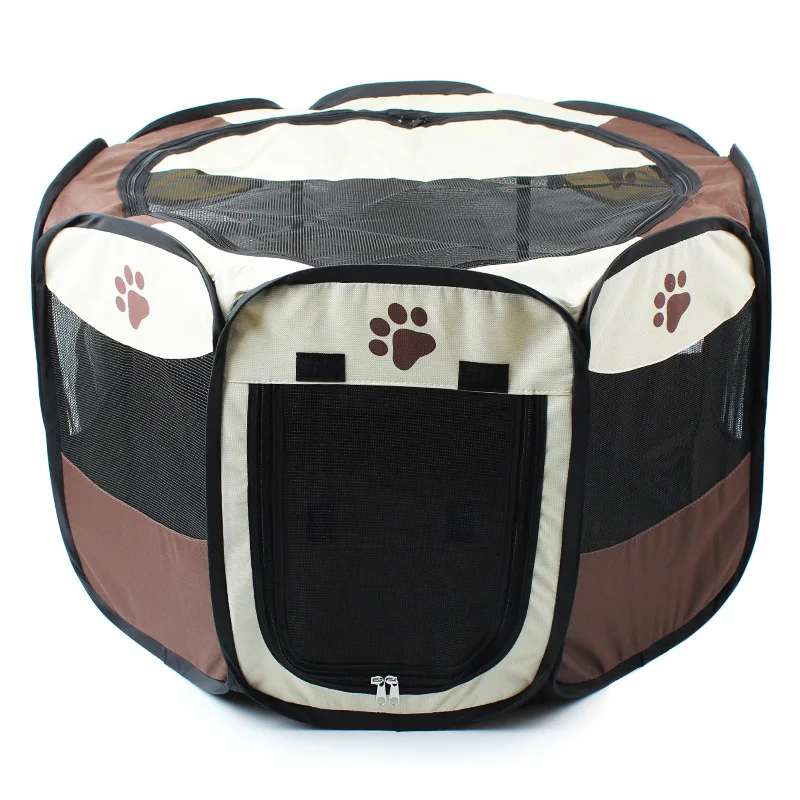 Image Spot Leather Pet Enclosure Large Space Pet Cage Suit For Dogs And Cats High Quality Free Shipping