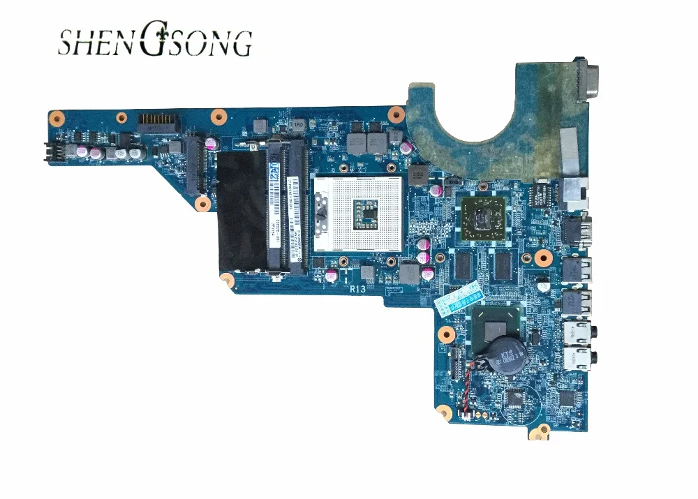 

Free Shipping laptop Motherboard for hp G4-1000 G6 G7 650198-001 DA0R13MB6E0 REV : E hm65 6470/512M 100% fully tested