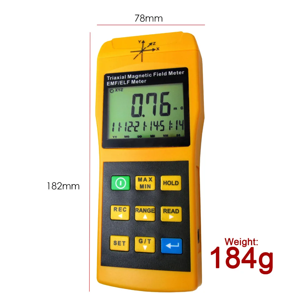 gain-express-gainexpress-EMF-meter-T92-Dimension