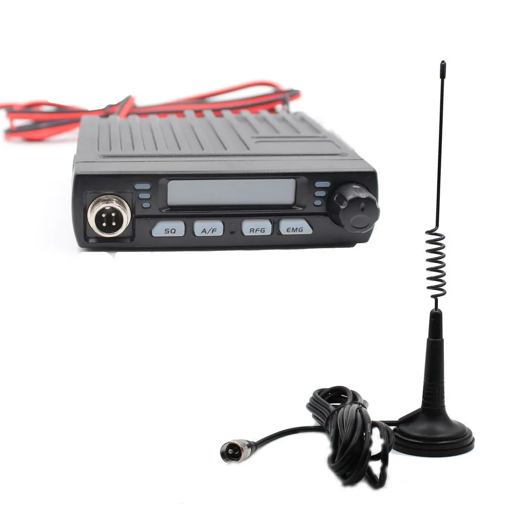 Альбрехт AE-6110 CB радио для европы 8 Вт 26 МГц 27 AR-925 Citizen радиодиапазоне 25/28/29/30 МГц коротковолновое 10 м радиолюбителей - Цвет: radio with antenna