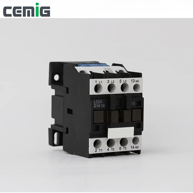 

LCD1 D18 10 Contactor 18A 50/60Hz AC24V AC36V AC110V AC220V AC380V 35mm DIN Rail