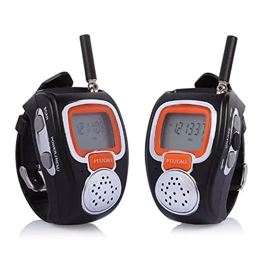 

Smart Remote Control RD-008B Portable Digital WalkieTalkie Two-Way Radio Watch for Outdoor Sport Hiking, 462MHZ, black, 2pcs