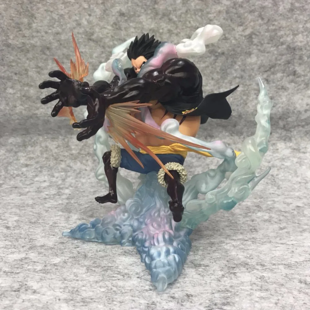 Аниме 18 см цельная Обезьяна D Luffy Gear 4 Leo Bazooka ver. ПВХ фигурка Коллекционная модель