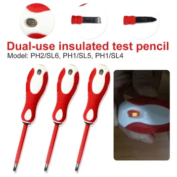 

Screw Driver 2-In-1 Dual Head Screwdriver Electrical Tester Pen 1000V Voltage Detector Too Screwdriver Tool MAY08 Dropshipping