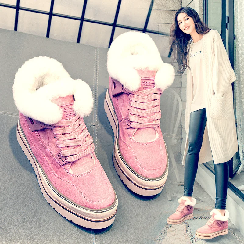Зимняя женская повседневная обувь; замшевая обувь на платформе; женские кроссовки; женская обувь на танкетке; кроссовки; Chaussure Femme Footwea