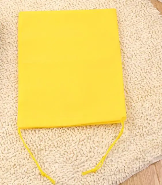 ETya/женская и мужская сумка из нетканого материала для путешествий, переносная большая сумка-Органайзер на шнурке, мешочек для багажа, дорожные аксессуары - Цвет: Цвет: желтый