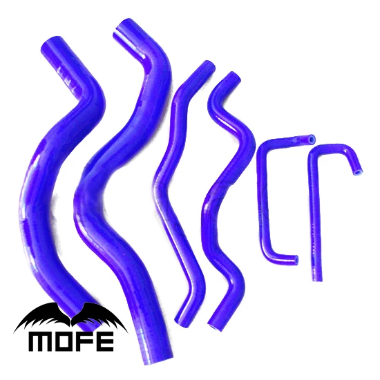 

MOFE Racing 6PCS Customized / Original Logo Radiator Heater Coolant Silicone Hose Kit For Mitsubishi Savrin 2.0 2000~