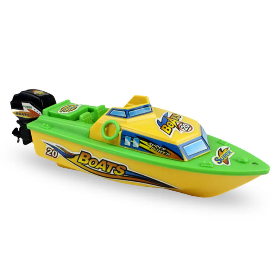 Tronzo 22cm High Speed Electric Toy Boat Plastic Launch Children Toy