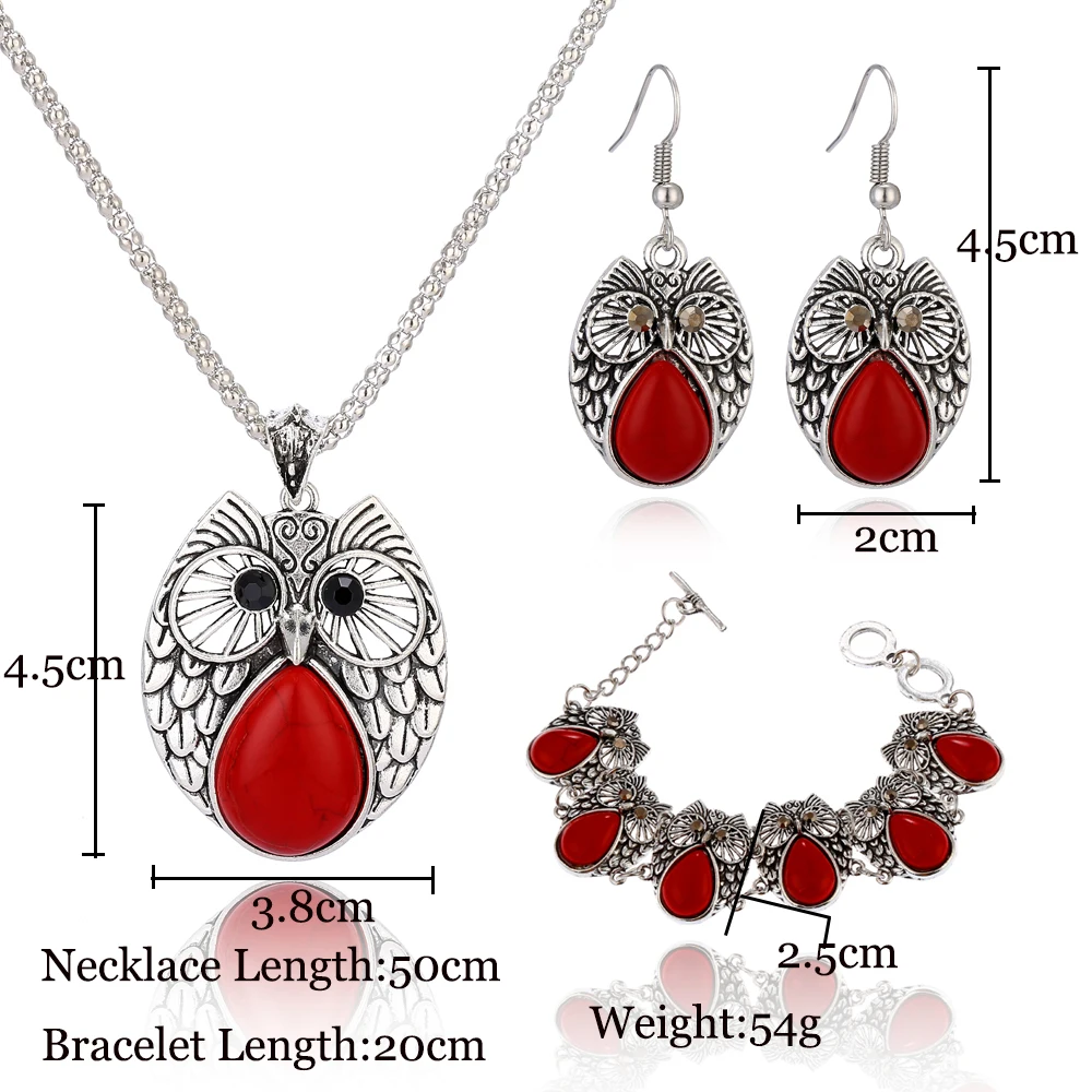 Женский винтажный комплект украшений Conjunto De Joyas набор из акрила с изображением