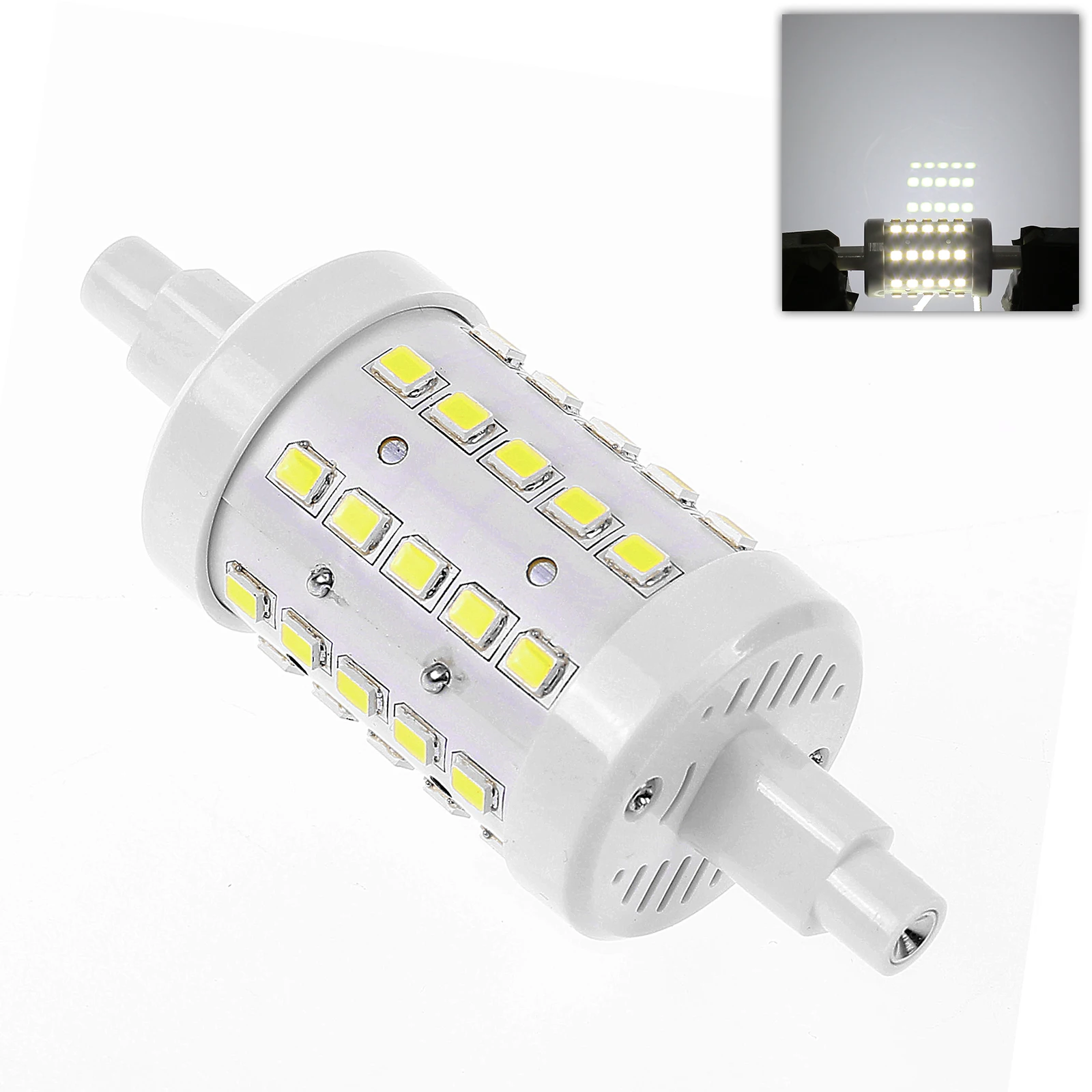 AC 85 265 В 2835SMD 5 Вт 40LED горизонтальный разъем огни затемнения прожектор кукурузы