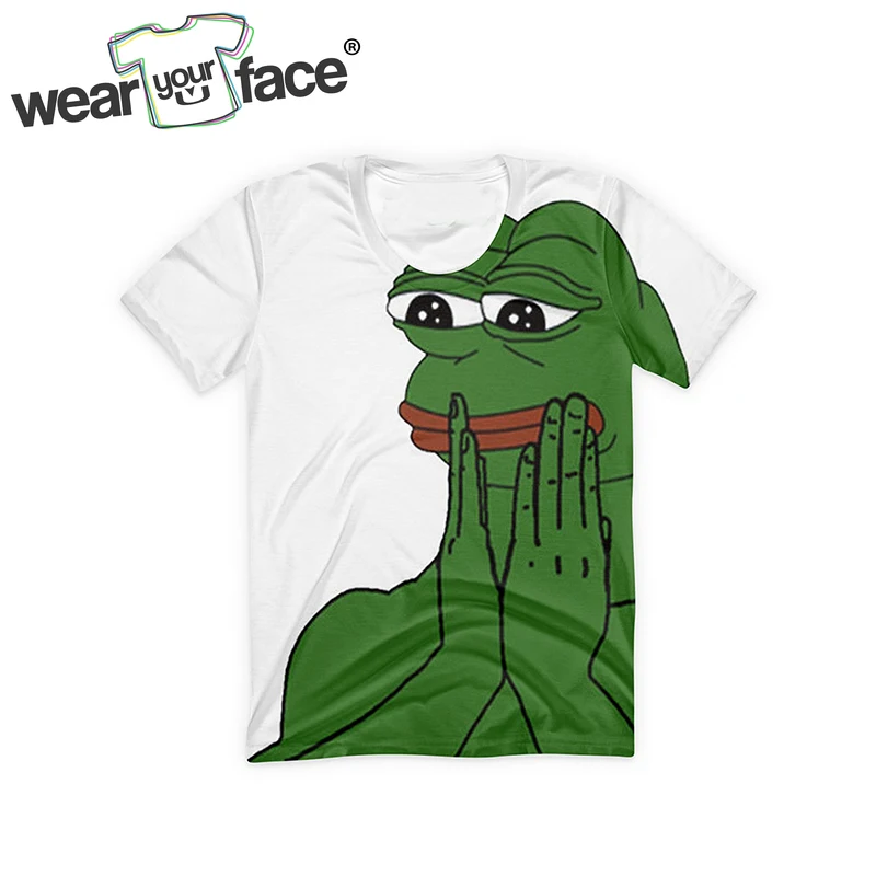 

Pepe Frog 3D All Over Printed T Shirts Summer Casual Street Style Short Sleeve Top Tee Kid Women Men US Size Dropship