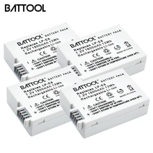 Battool 4 шт 7,2 V 1800 мА/ч, LP-E8 LP E8 Батарея пакет для Canon Rebel T2i T3i T4i T5i поцелуй X4 X5 EOS 550D 600D 650D 700D