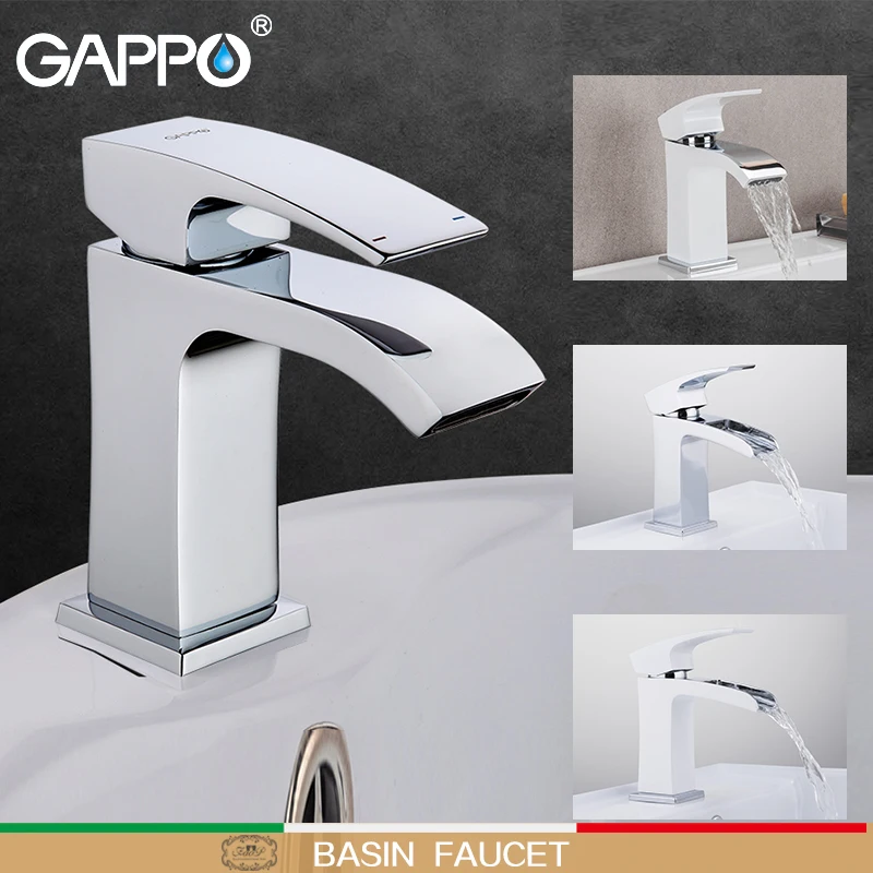 Kaufen GAPPO Becken Armaturen messing bad becken waschbecken mixer wasserhahn waschbecken waschbecken wasserhahn Wasserfall bad mischbatterien torneira griferia