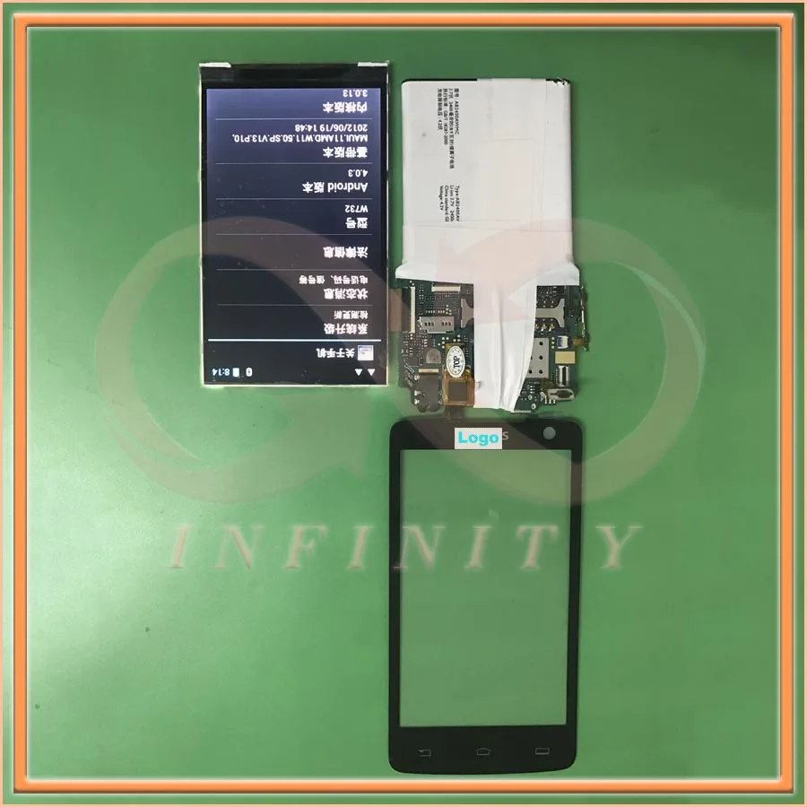 In Stock 100 Tested NEW Original For Philips Xenium W732 Touch Screen Digitizer Glass Panel Repair
