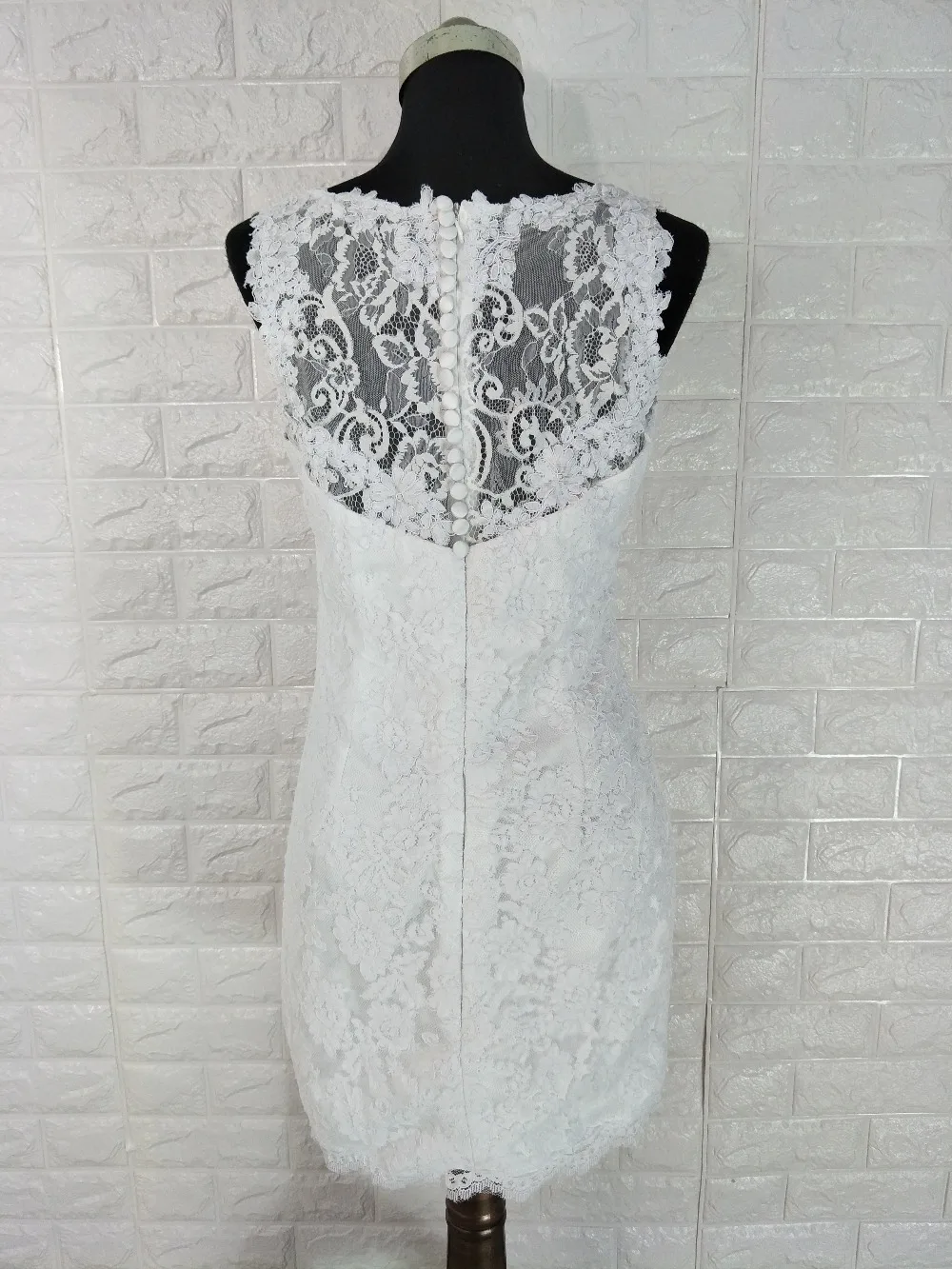 2017 Vestido De Noiva 2 en 1 branco Vestidos De Casamento Vestido De BAILE Кружево Vestido De Noiva Saia съемная 2 EM 1 Халат