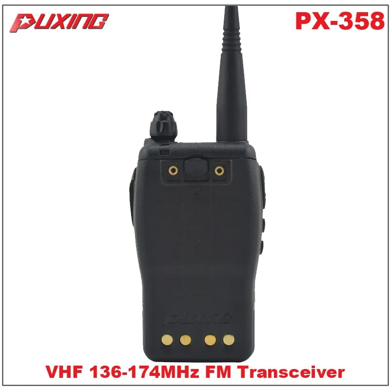 Горячая продажа рация Puxing PX-358 VHF 136-174 МГц портативный двухсторонний радиоприемник FM приемопередатчик