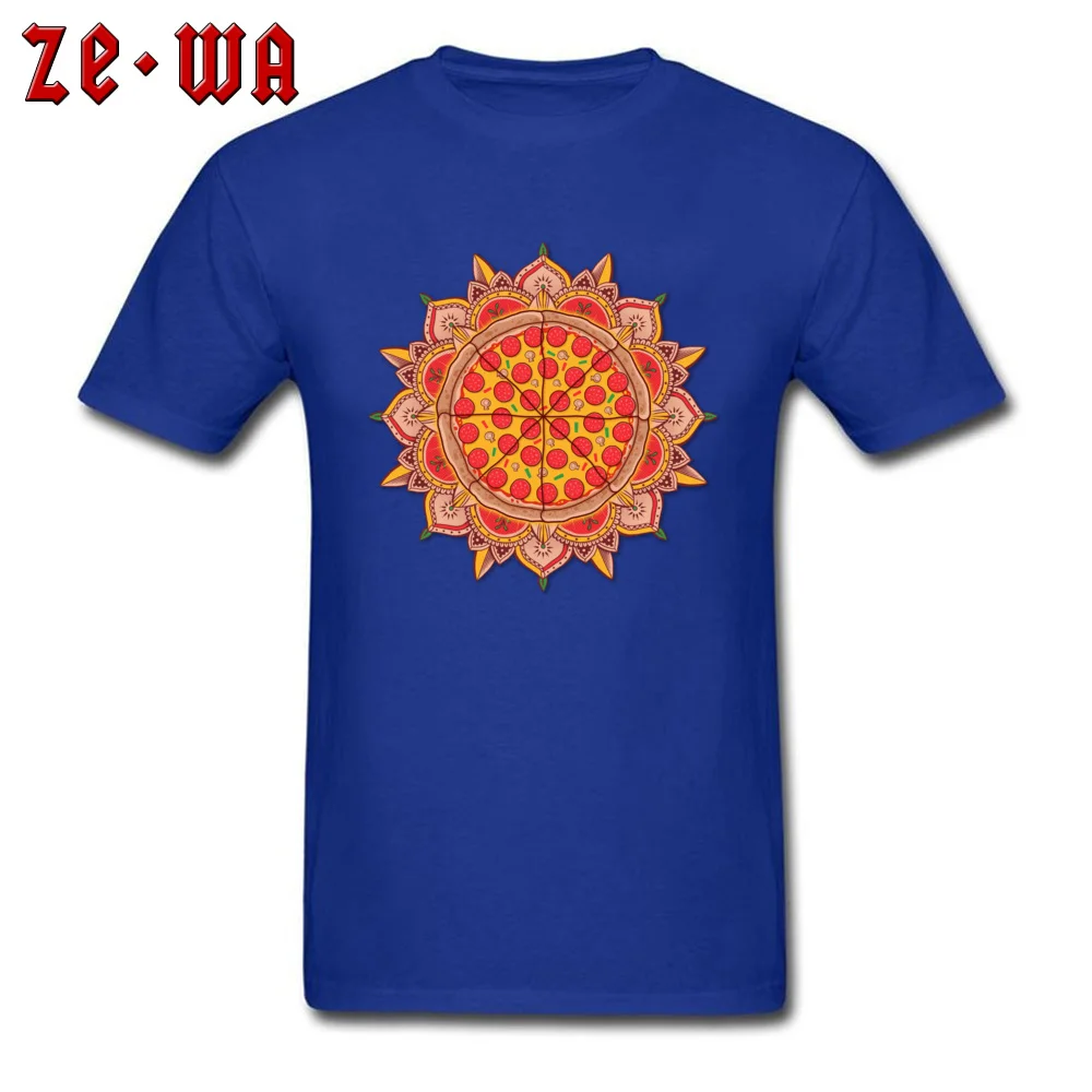 Sacred Pizza T-shirts Short Sleeve Funny Wholesale Men ostern Day Tops Shirts Funny T Shirts O Neck 100% Cotton Sacred Pizza blue
