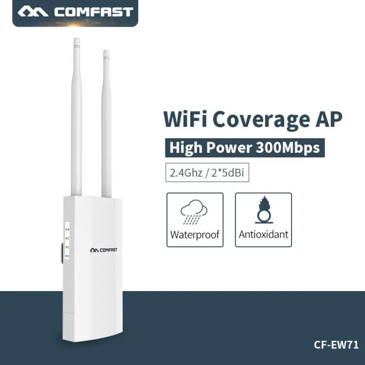 

300Mbps Wireless Outdoor AP Router Lan/Wan 48V Poe Wifi Access Point AP 802.11n Dual Antenna WiFi Cover Base Station extender