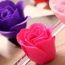 Подарок на день Святого Валентина мыло цветок душистые мыла для тела для душа Роза лепесток ароматизированное Мыло Свадебные украшения подарки