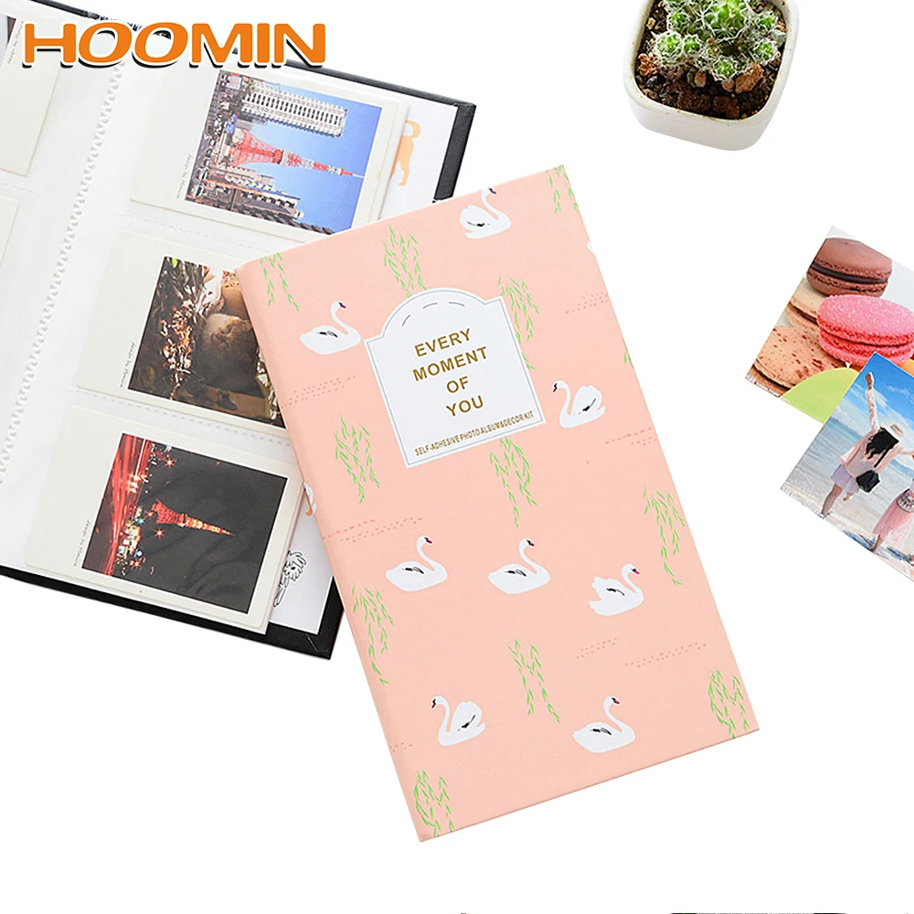 

HOOMIN Mini Instant Album Photo Card Case Storage For Fujifilm Polaroid Photo Instax Mini Film Picture 84 Pockets Creative Gift