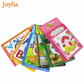 

6 Style Kids Water Drawing Book & Magic Pen Water Dinosaur Coloring Books Painting Board for Children Educational Learning Toys>