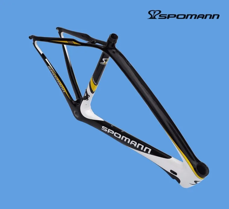 Flash Deal SPOMANN 700C Carbon Fiber Road Bike Frame 51CM UD Glossy Frame Road Bicycle Frame+Fork Ultra-Light Cadre Velo Carbone Route 2017 9
