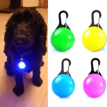 Светящийся Яркий светящийся в темноте светодиод для домашних собак светящийся кулон ожерелье безопасность Ночная подсветка для щенка, кошки мигающий ошейник для домашних животных