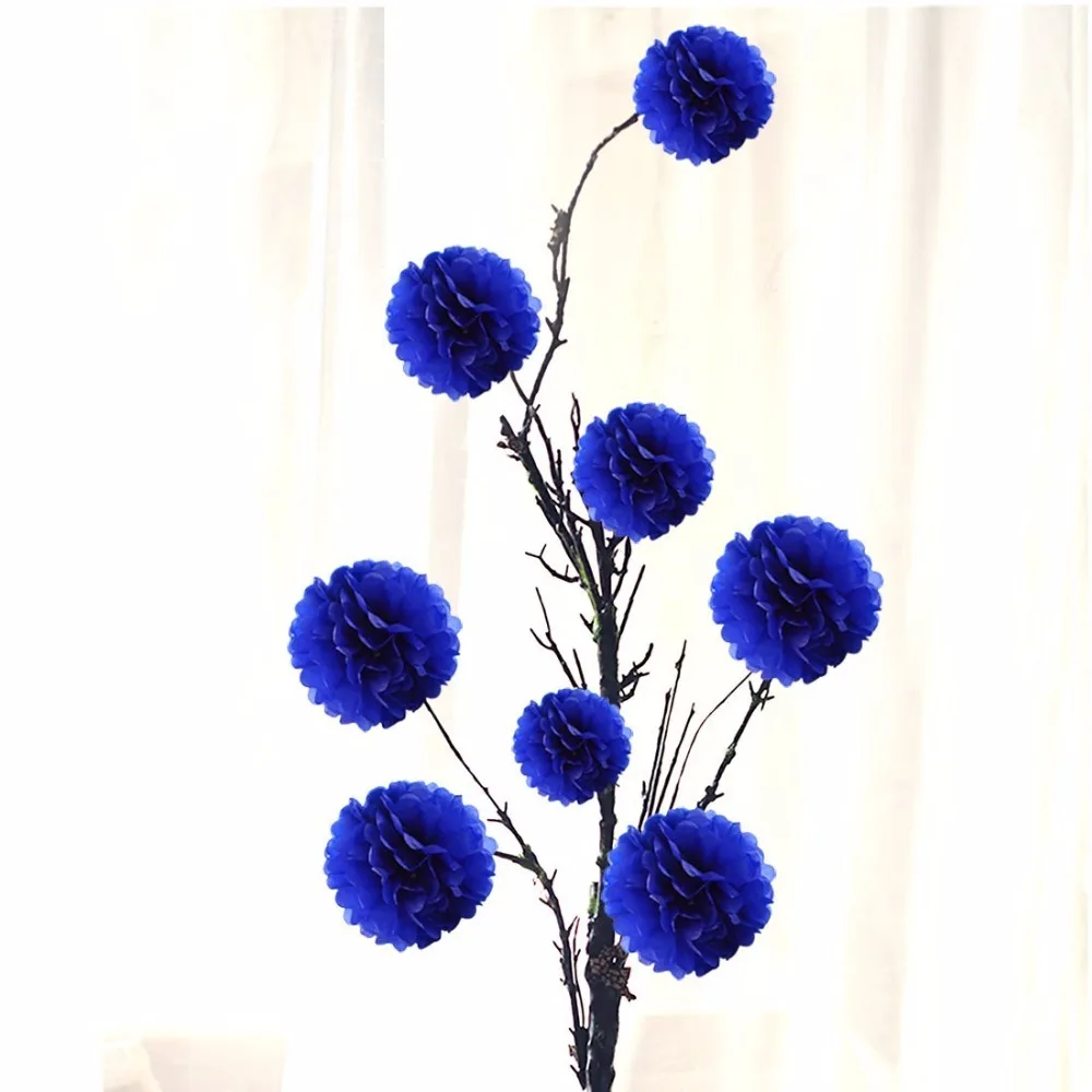 paper flowers blue 4