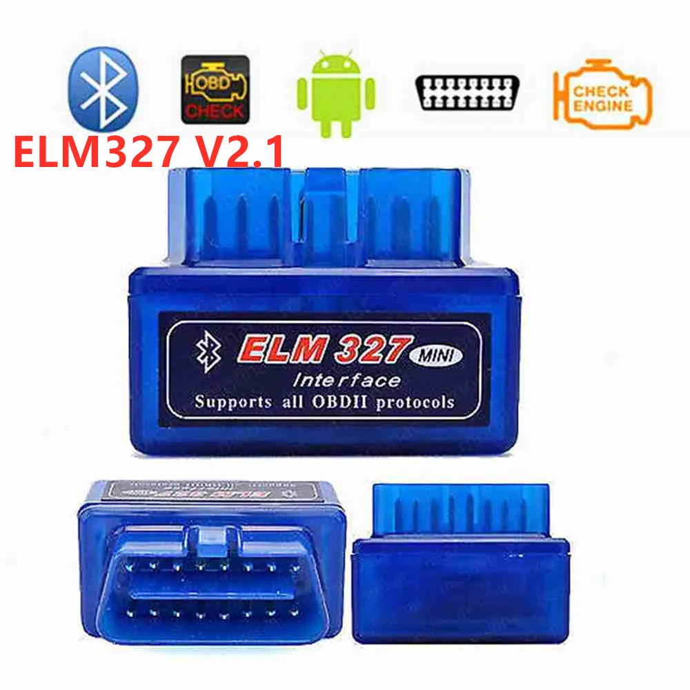 

Super MINI ELM327 V 2.1 Bluetooth ELM 327 Version 2.1 New Auto OBD2 / OBDII for Android/Symbian Torque Car Code Scanner