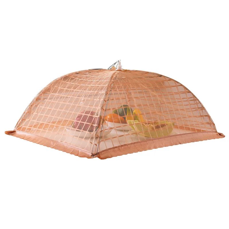 

80cm high quality dish cover Dish Fruit Vegetable Food Covers Anti Flies Mosquito Kitchen Polyester Gauze Cooking Foods Covers