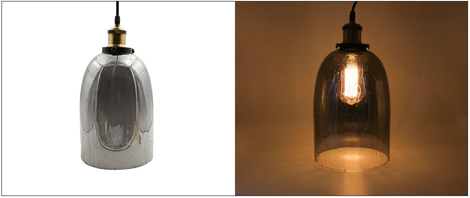 ZMISHIBO скандинавские E27 110 V-220 V подвесные лампы, креативные серые с эффектом капель дождя, стеклянные кухонные подвесные светильники, домашнее декоративное осветительное приспособление