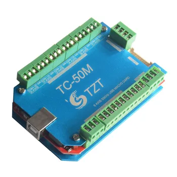 

New TZT TC-50M 50KHz CNC USB MACH3 Interface Board Driver 6 Axis Card Controller for CNC System