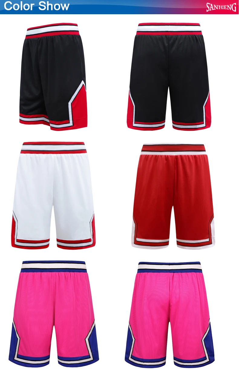 Бренд SANHENG спортивные мужские шорты для занятия баскетболом быстросохнущие мужские шорты для баскетбола европейский размер баскетбольные шорты Pantaloncini Basket 309B