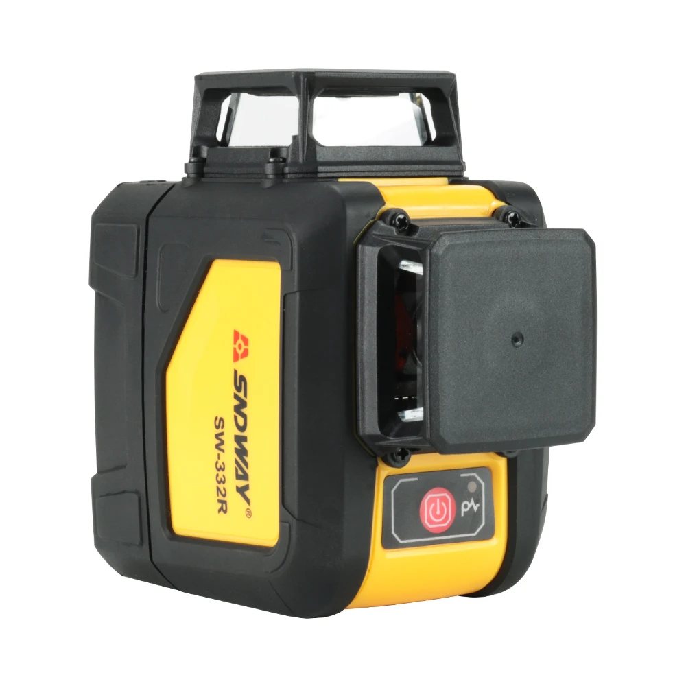 Sndway 8 lines 2D Laser Level Self-Leveling 360 Horizontal And Vertical Cross Powerful Red Laser Beam Line leveler SW-332R